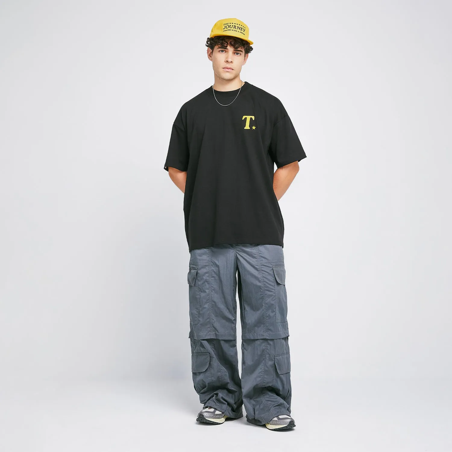 Active Baggy Cargo Pants - Dark Gray