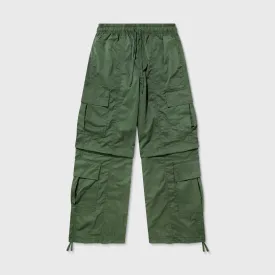 Active Baggy Cargo Pants - Military Green