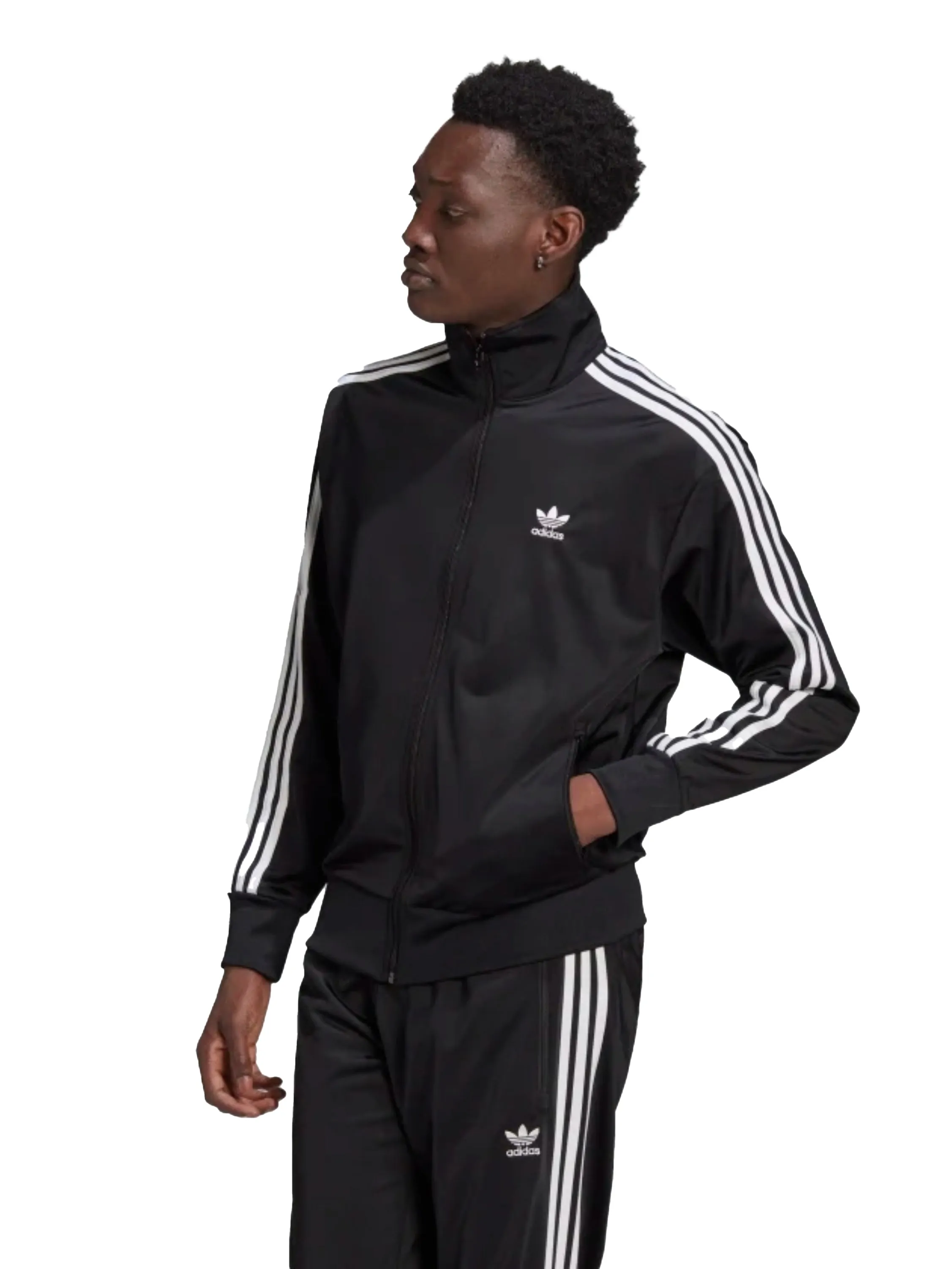 Adidas | Mens Firebird 3 Strips Zip Up Full Tracksuit