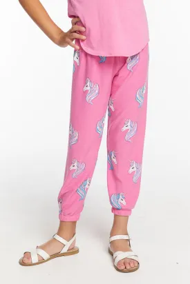 All Over Unicorn Girls Cozy Knit Sweatpant