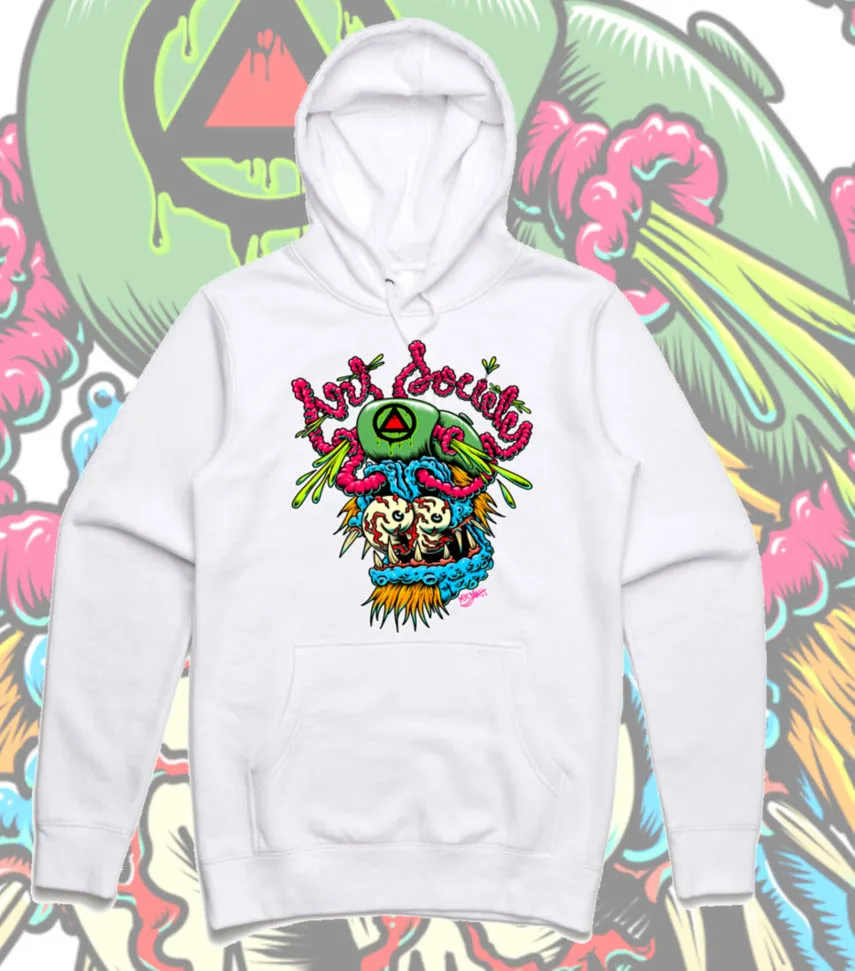 Art Society BRAINZ HOODIE WHITE