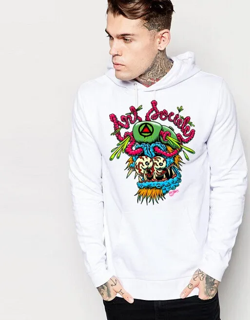 Art Society BRAINZ HOODIE WHITE