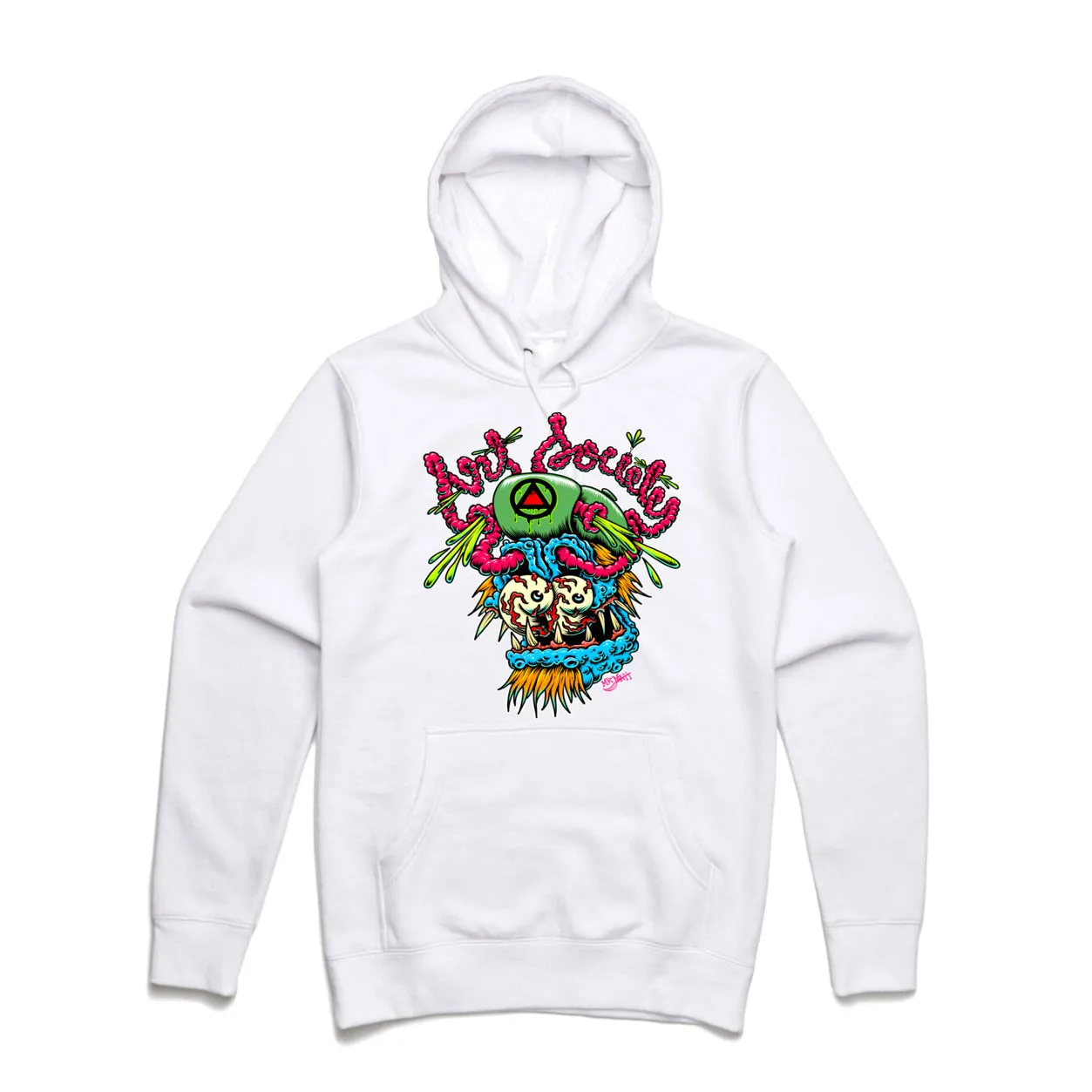 Art Society BRAINZ HOODIE WHITE