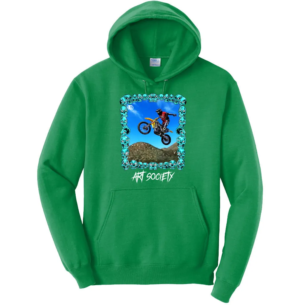 Art Society MANNYS YARD HOODIE GREEN