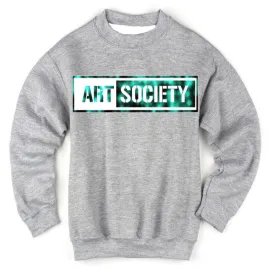 Art Society x Retro Kings ENERGY BAR CREW SWEATER GREY