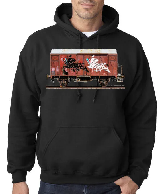 Art Society x Retro Kings MORALES RAIL CAR HOODIE BLACK