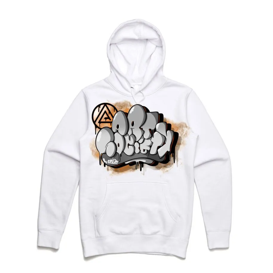 Art Society x Retro Kings x SIMON DEE HOODIE WHITE