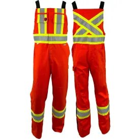 Atlas Guardian Men's FR Unlined Hi-Vis Overalls 3074OR - Orange