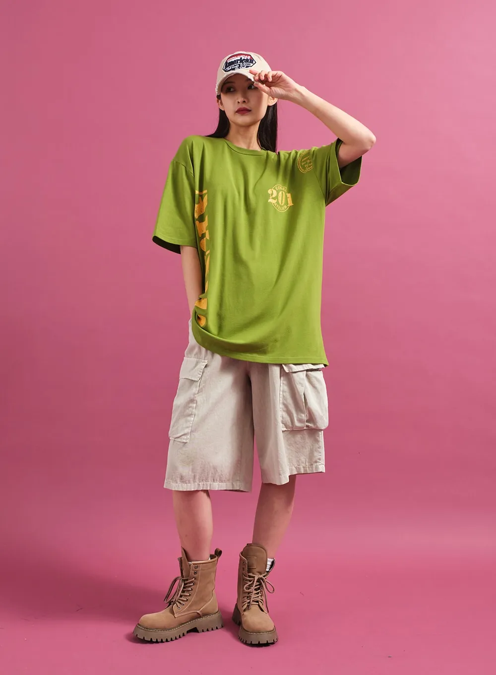 Banded Loose Fit Cargo Shorts CY18