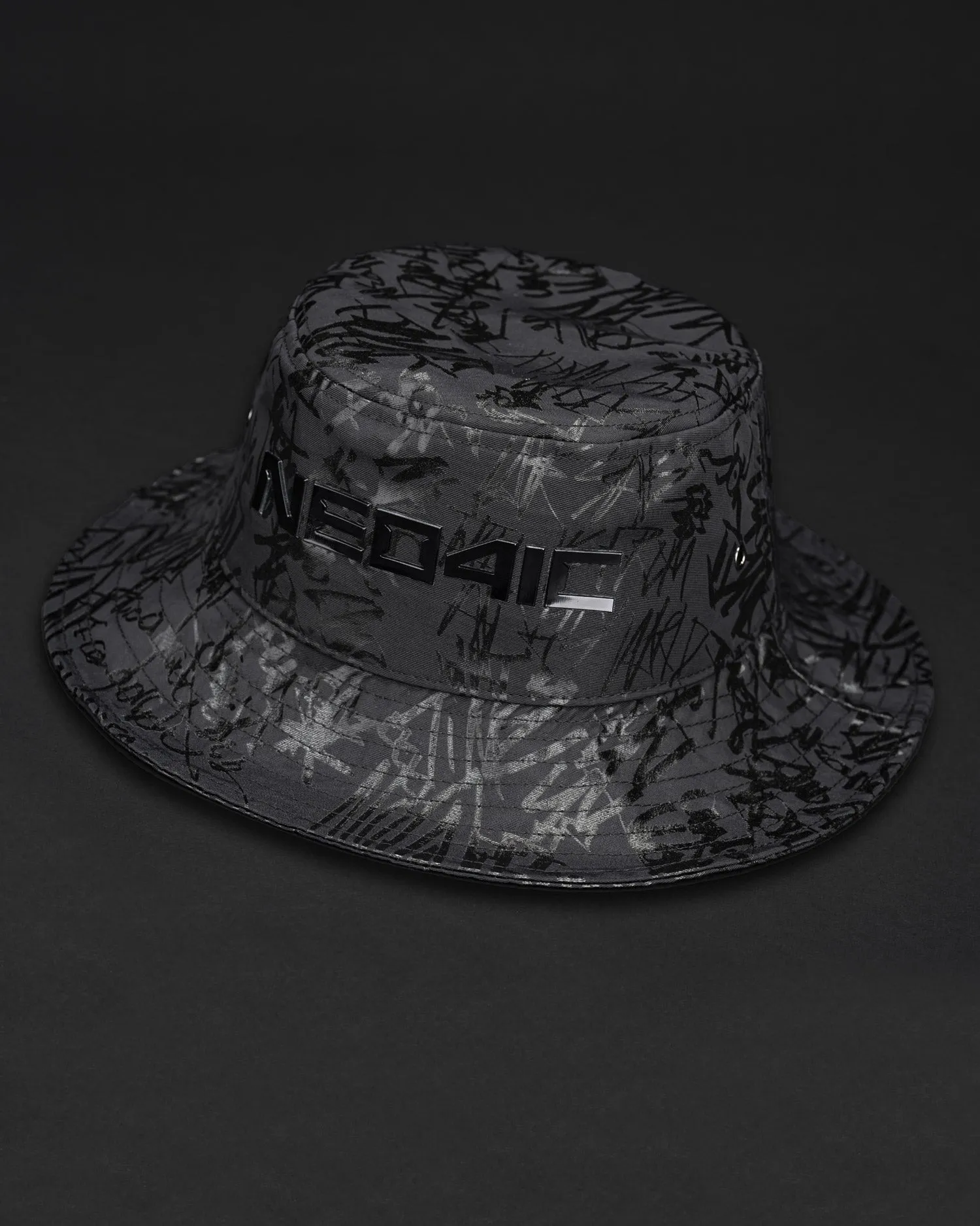 Black THR4SH Bucket Hat