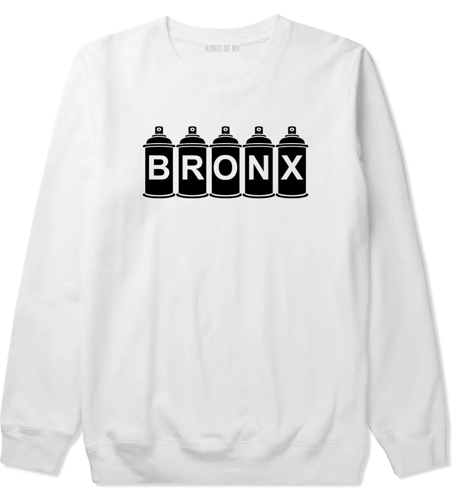 Bronx Graffiti Art Spray Can NY Mens Crewneck Sweatshirt