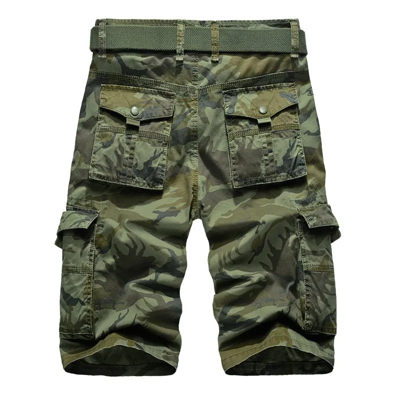 Camouflage Camo Cargo Shorts Men New Mens Casual Male Loose Work Man Military Short Pants Plus Size 29-44