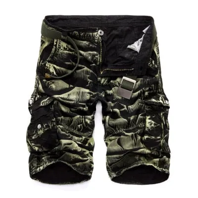 Camouflage Camo Cargo Shorts Men New Mens Casual Male Loose Work Man Military Short Pants Plus Size 29-44