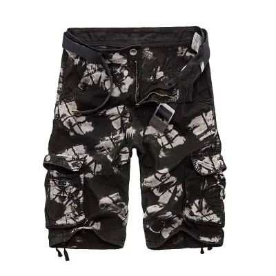 Camouflage Camo Cargo Shorts Men New Mens Casual Male Loose Work Man Military Short Pants Plus Size 29-44