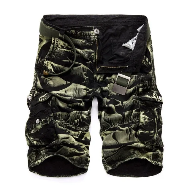 Cargo Shorts Men Cool Camouflage Summer Cotton Casual Short Pants Brand Clothing Comfortable Camo