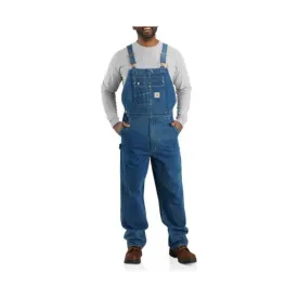 Carhartt Men's Loose-Fit Denim Bib Overalls - Darkstone