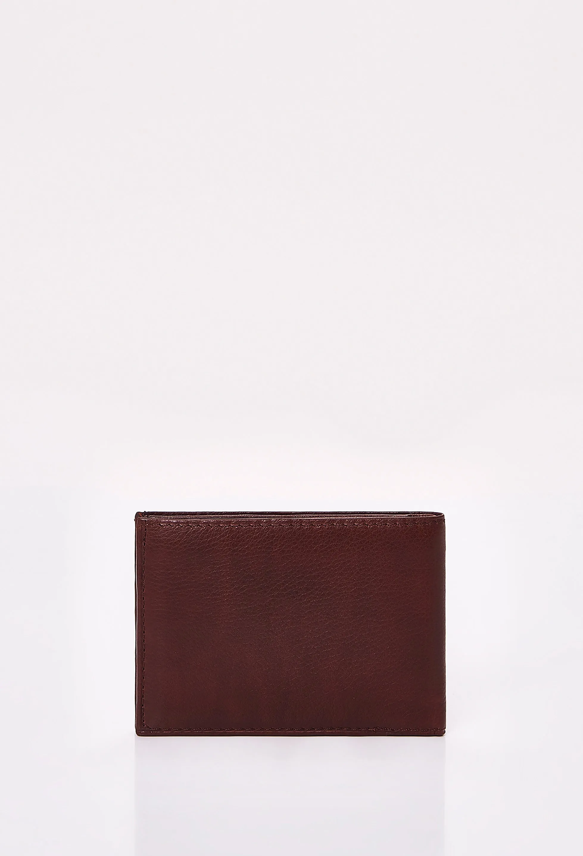 Coffee Leather Slim Wallet