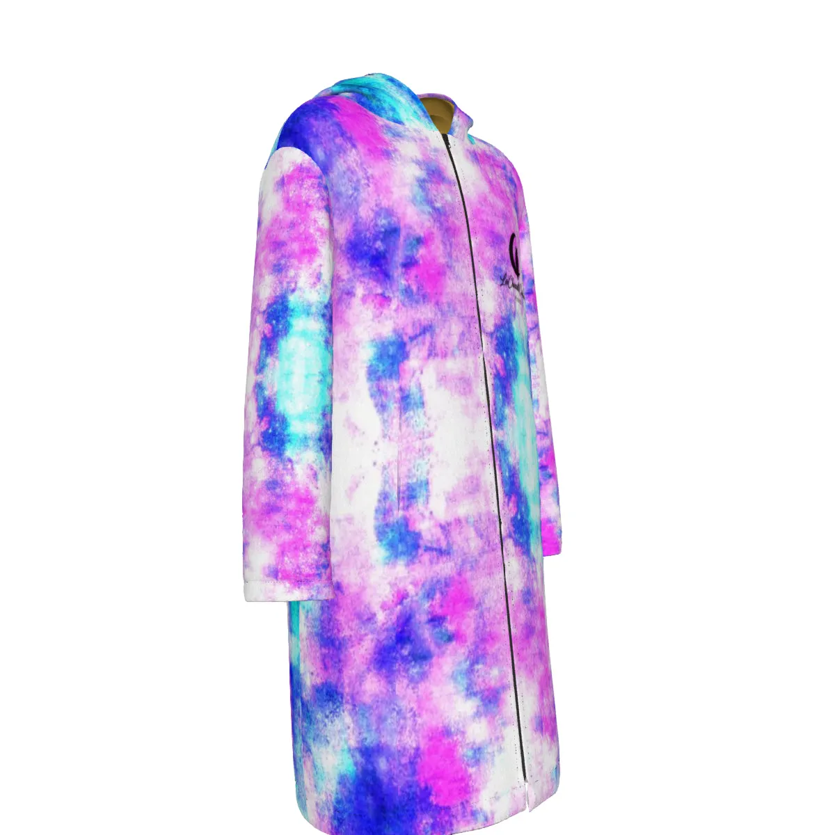 COLORFULL Long Fleece Windbreaker