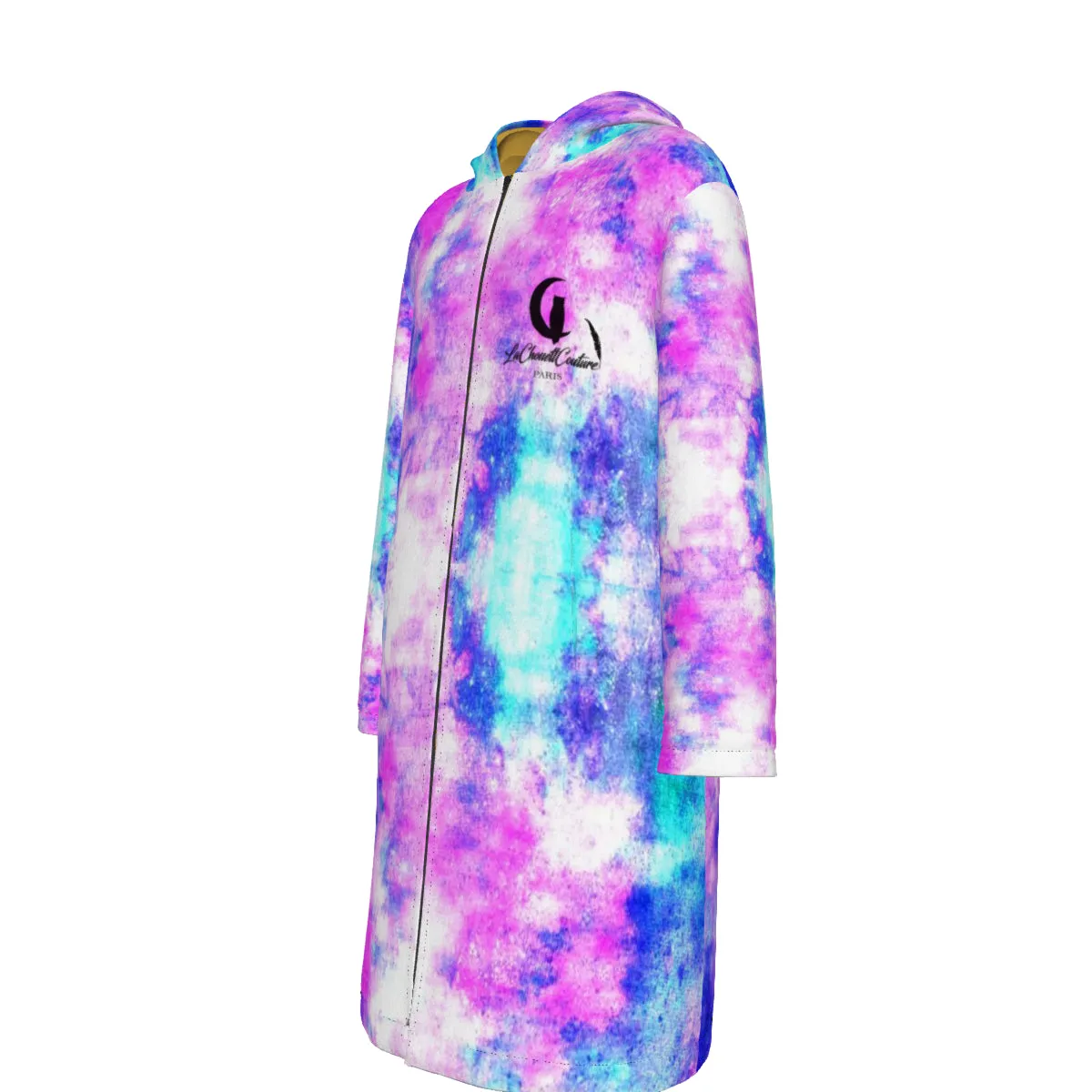 COLORFULL Long Fleece Windbreaker