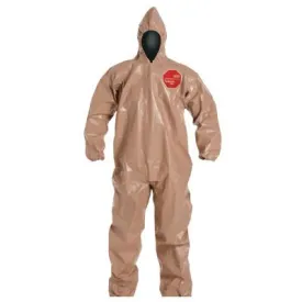 DuPont™ Tychem CPF3 Coveralls with attached Hood and Socks, , 2X-Large, C3122T-2X-BN