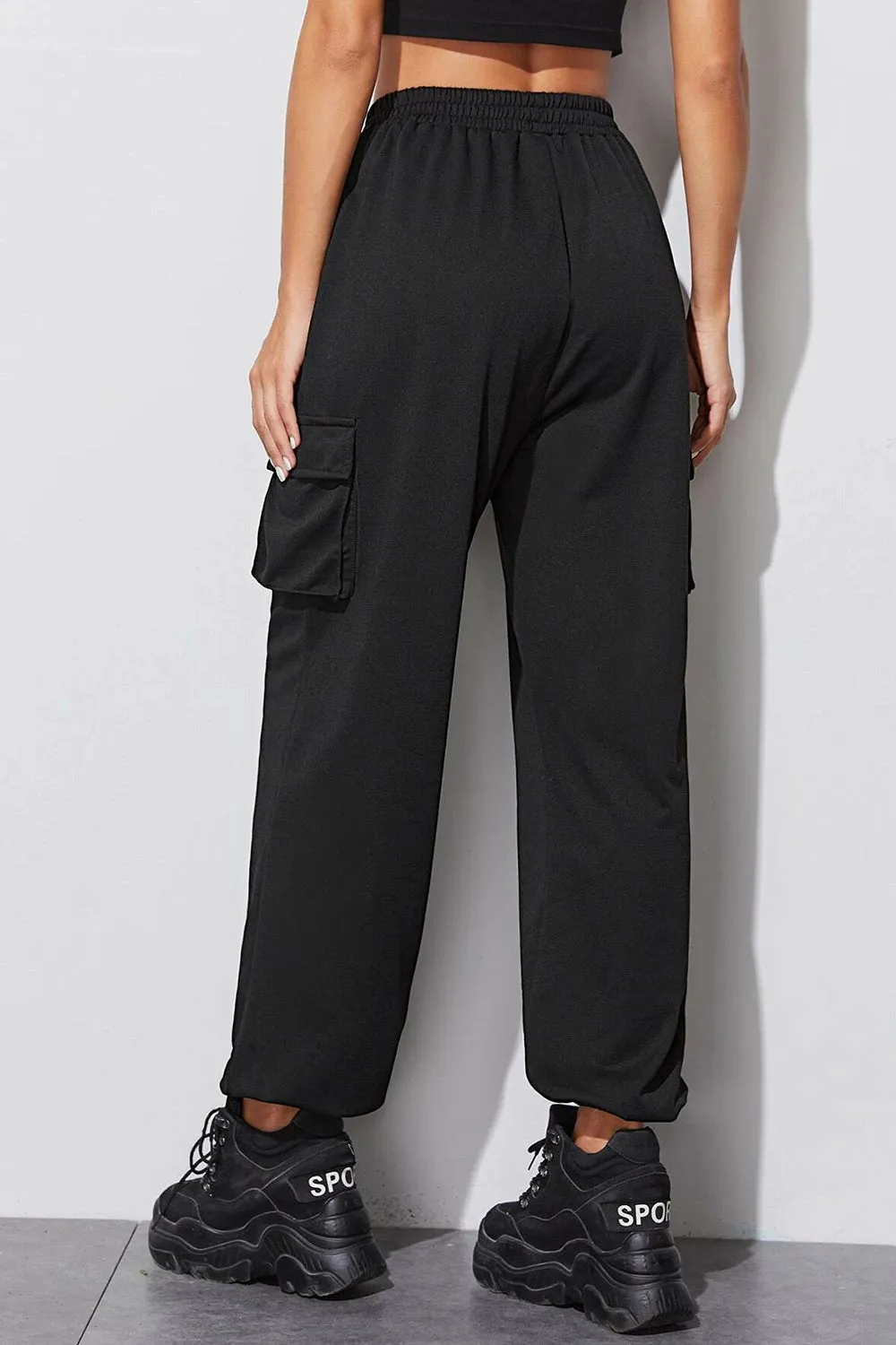 Elastic Waist Cargo Pant