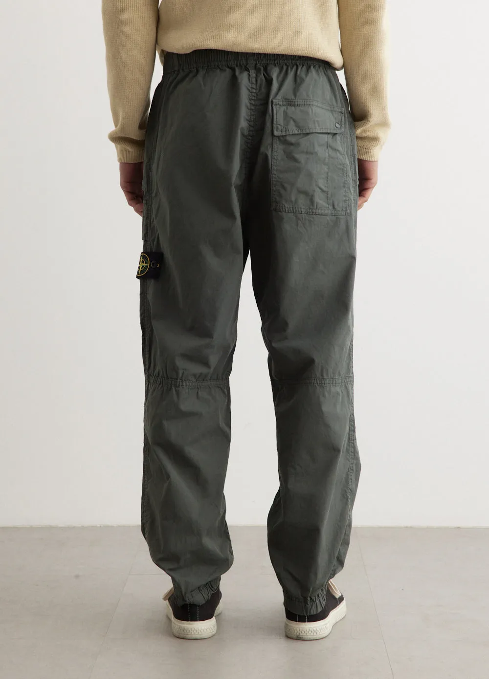 Elasticated Supima Loose Fit Cargo Pants