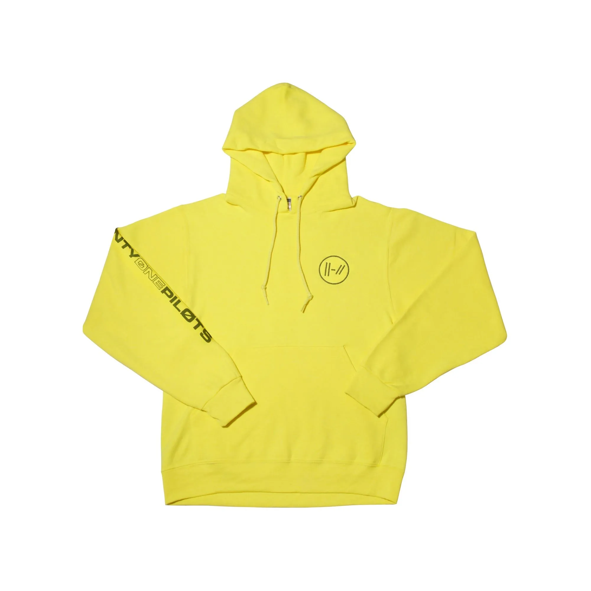 Embroidered Logo Hoodie (Yellow)