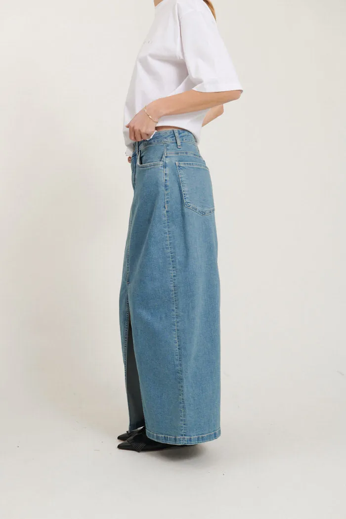 Enya Skirt - Denim Blue