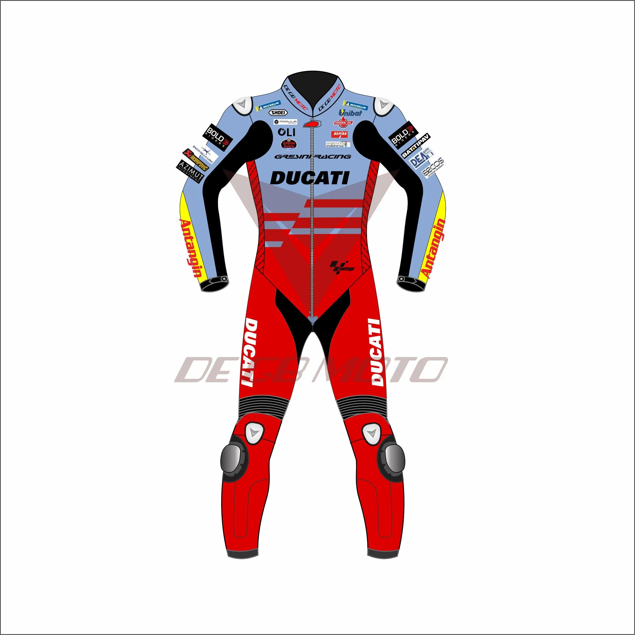 FABIO DI GIANNANTONIO Grissini Racing Ducati Riding Motorcycle Suit MotoGP 2023