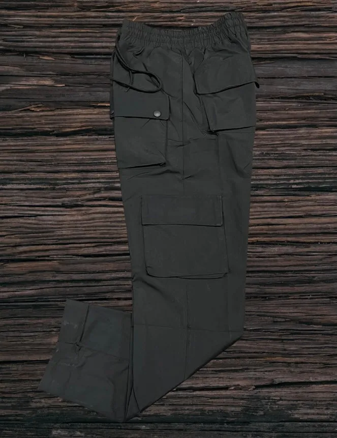 Hudson Triple Black Windbreaker Pants