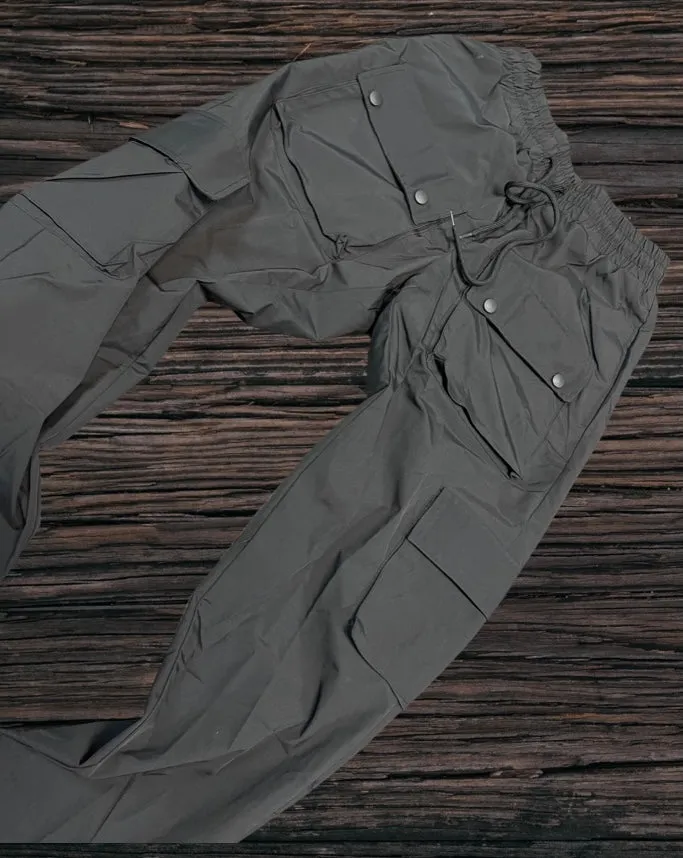 Hudson Triple Black Windbreaker Pants