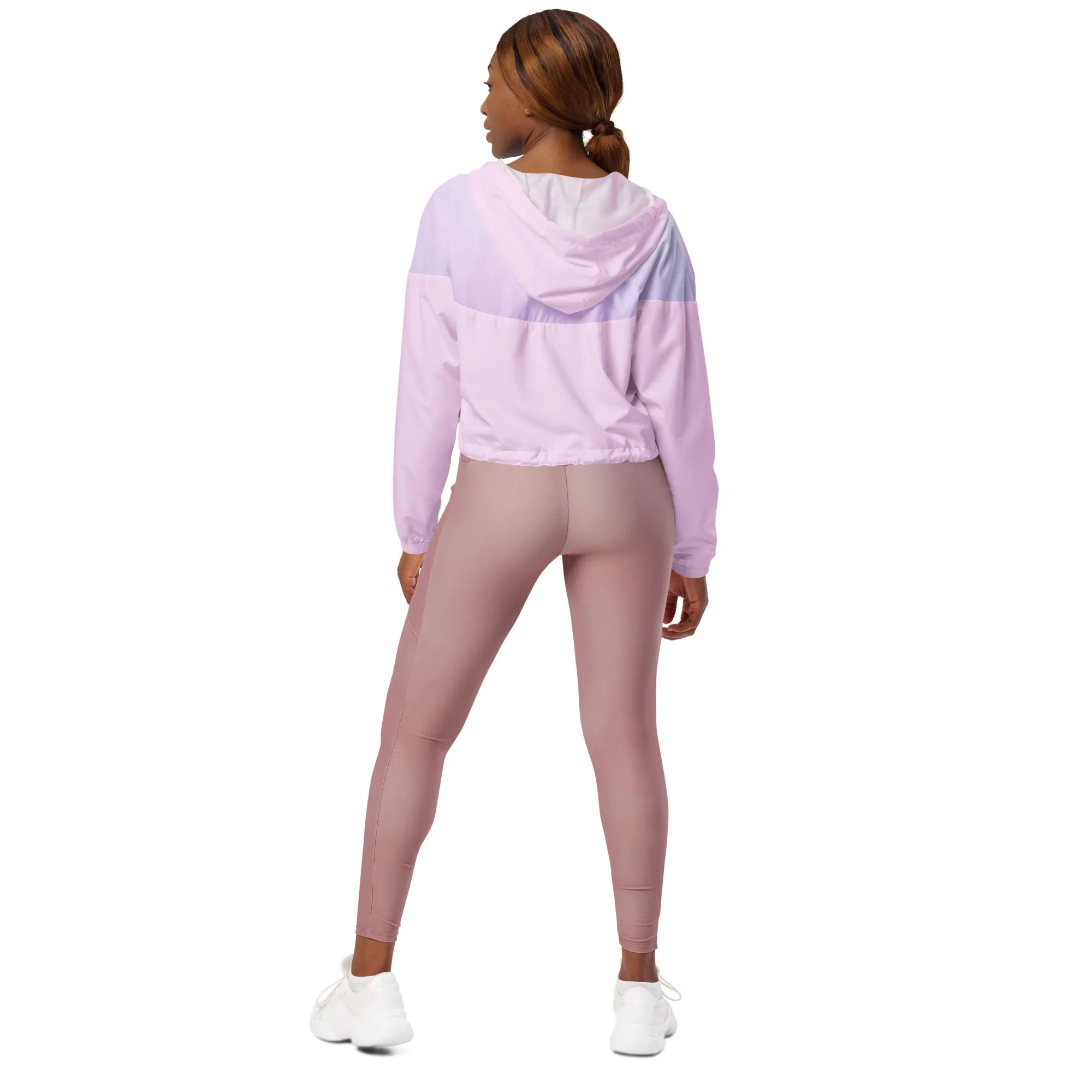 Humble Sportswear™ Women’s Selago Pink Cropped Windbreaker