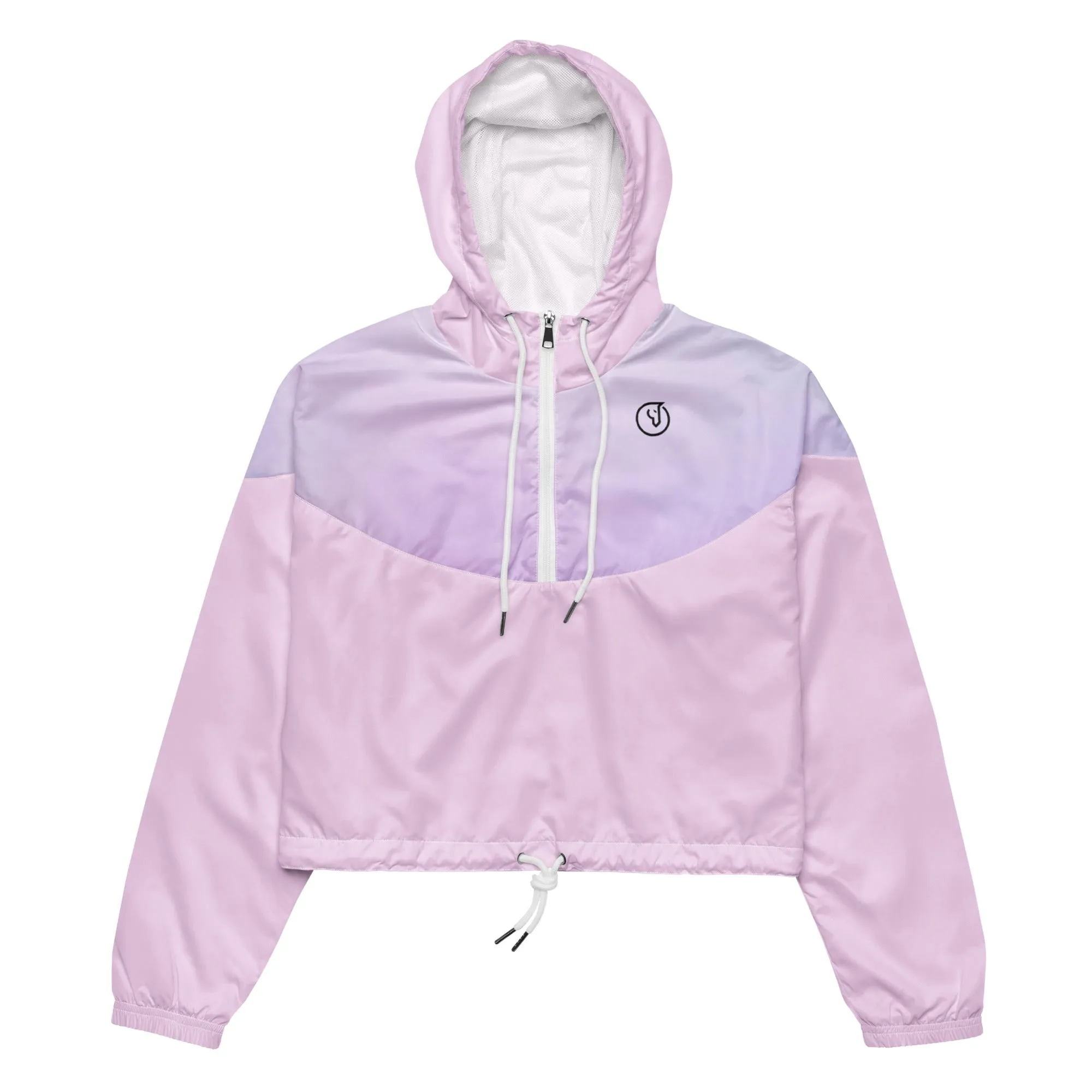 Humble Sportswear™ Women’s Selago Pink Cropped Windbreaker