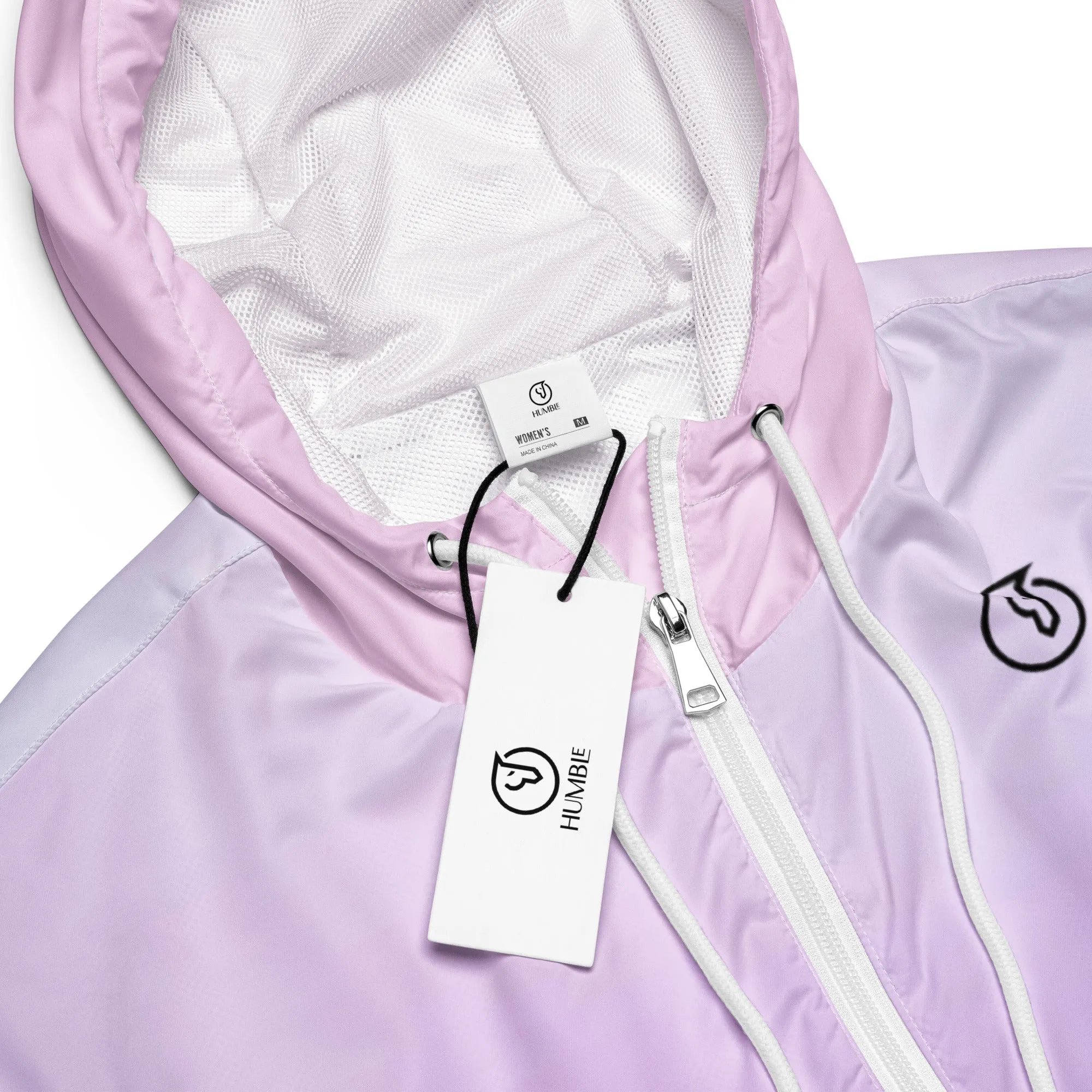 Humble Sportswear™ Women’s Selago Pink Cropped Windbreaker