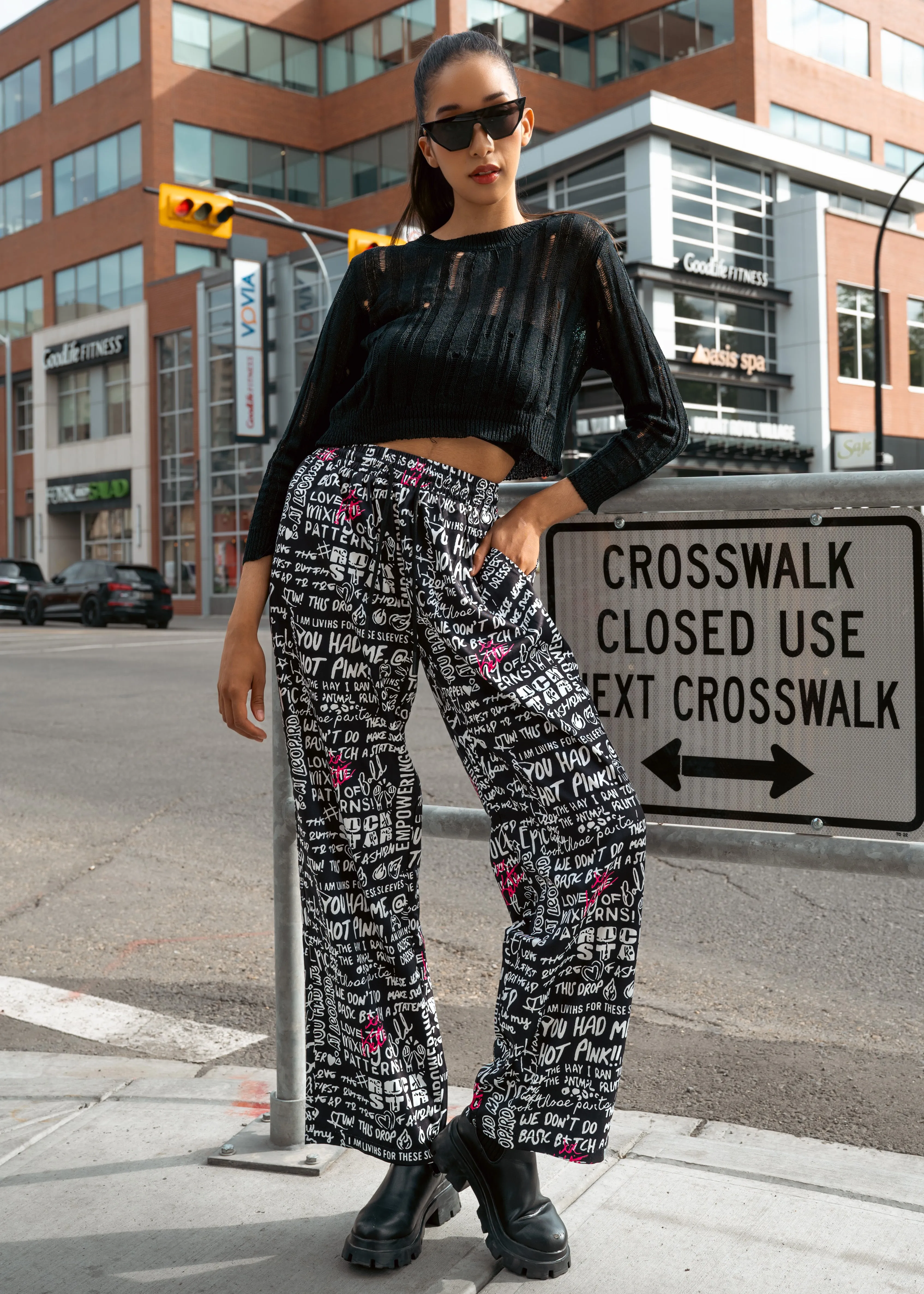 KH Graffiti Printed Pants