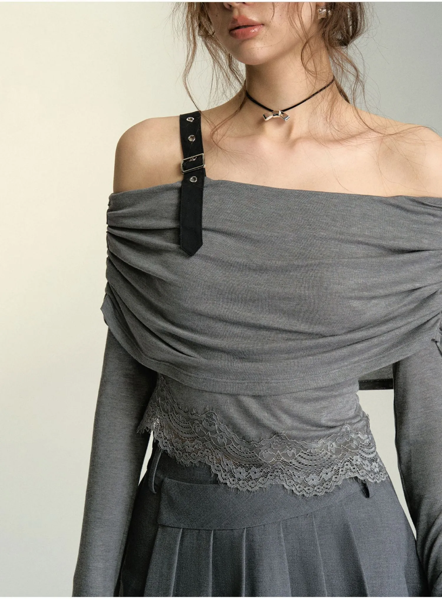 Lace Off-the-Shoulder Top