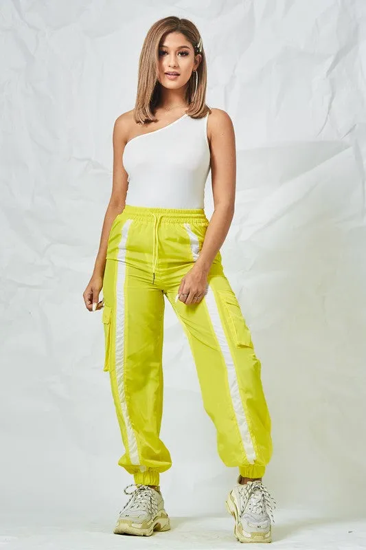 Maria Neon Reflective Joggers