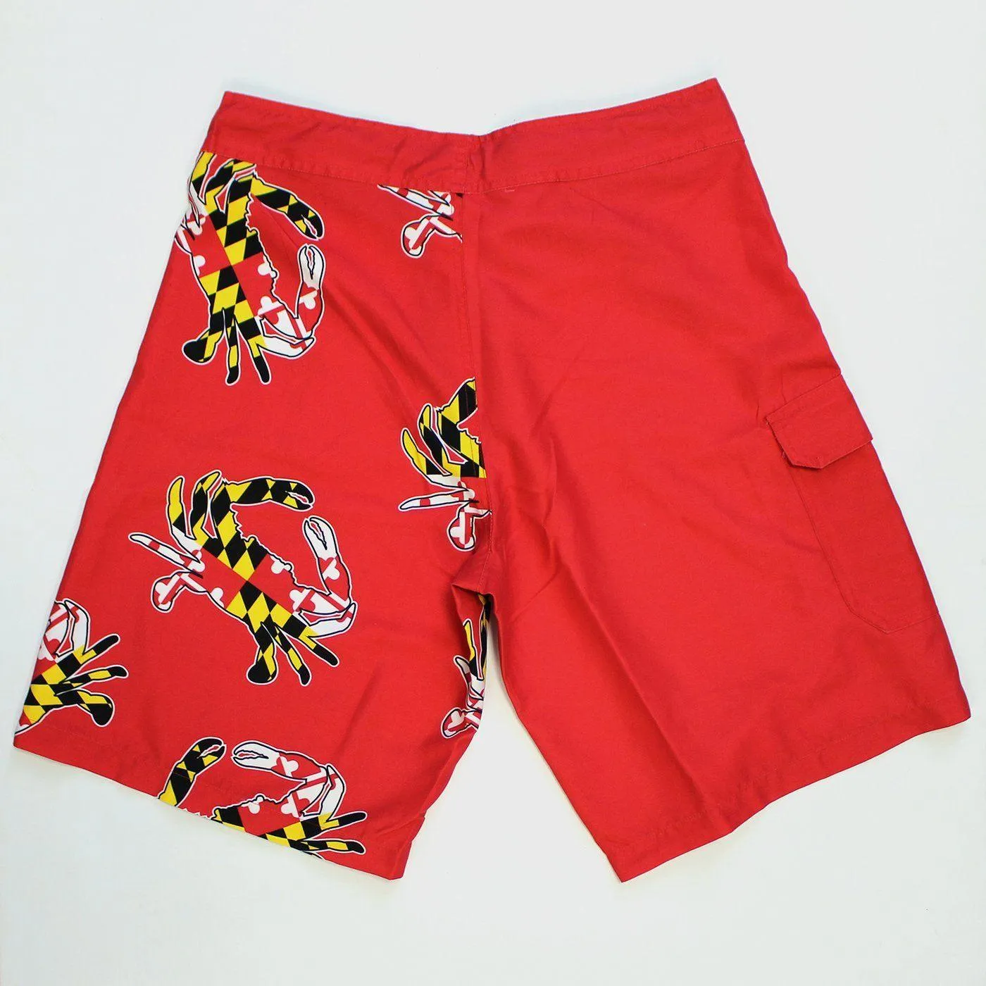 Maryland Full Flag Crab (Red) / Board Shorts