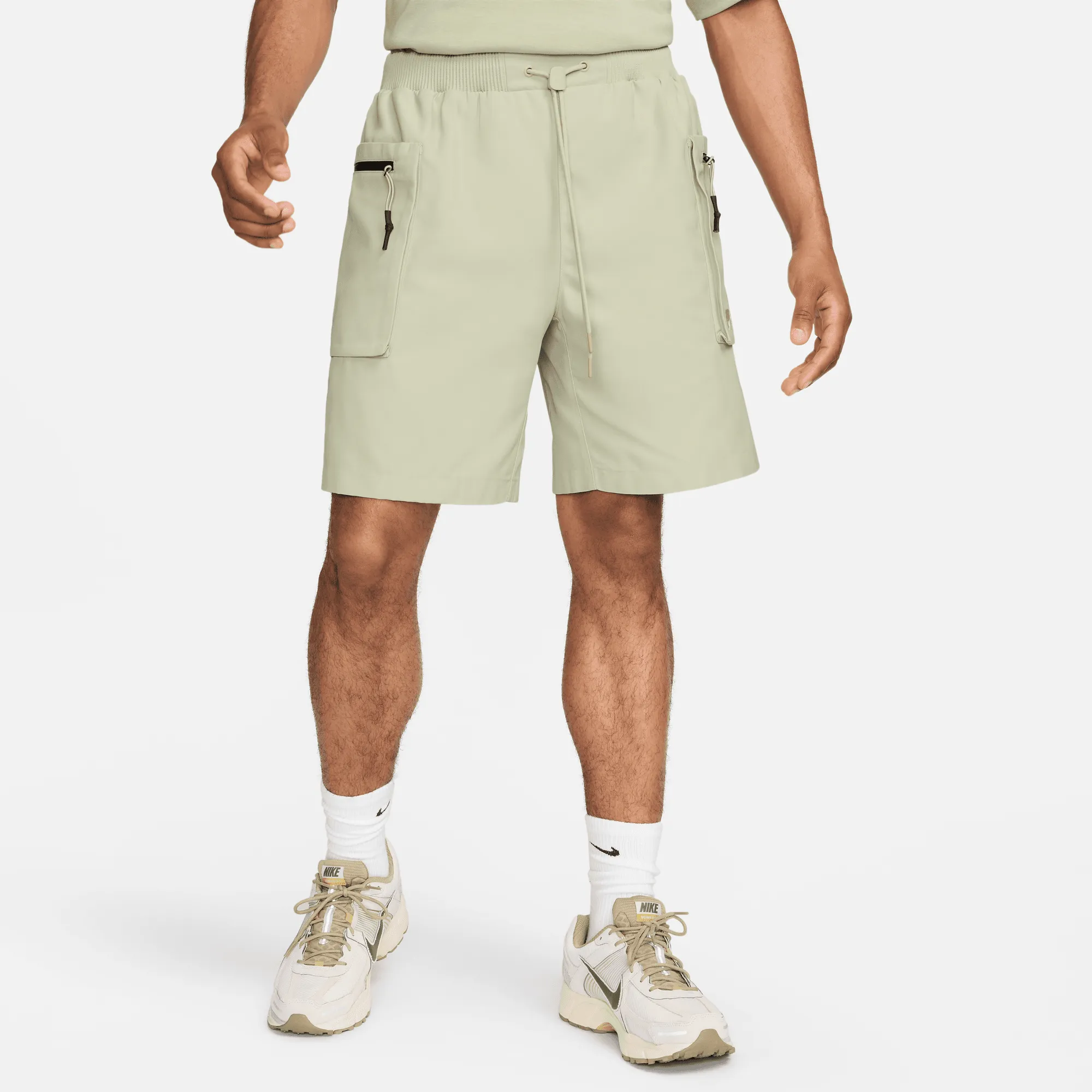 Nike Sportswear Tech Pack Green Woven Utility Shorts