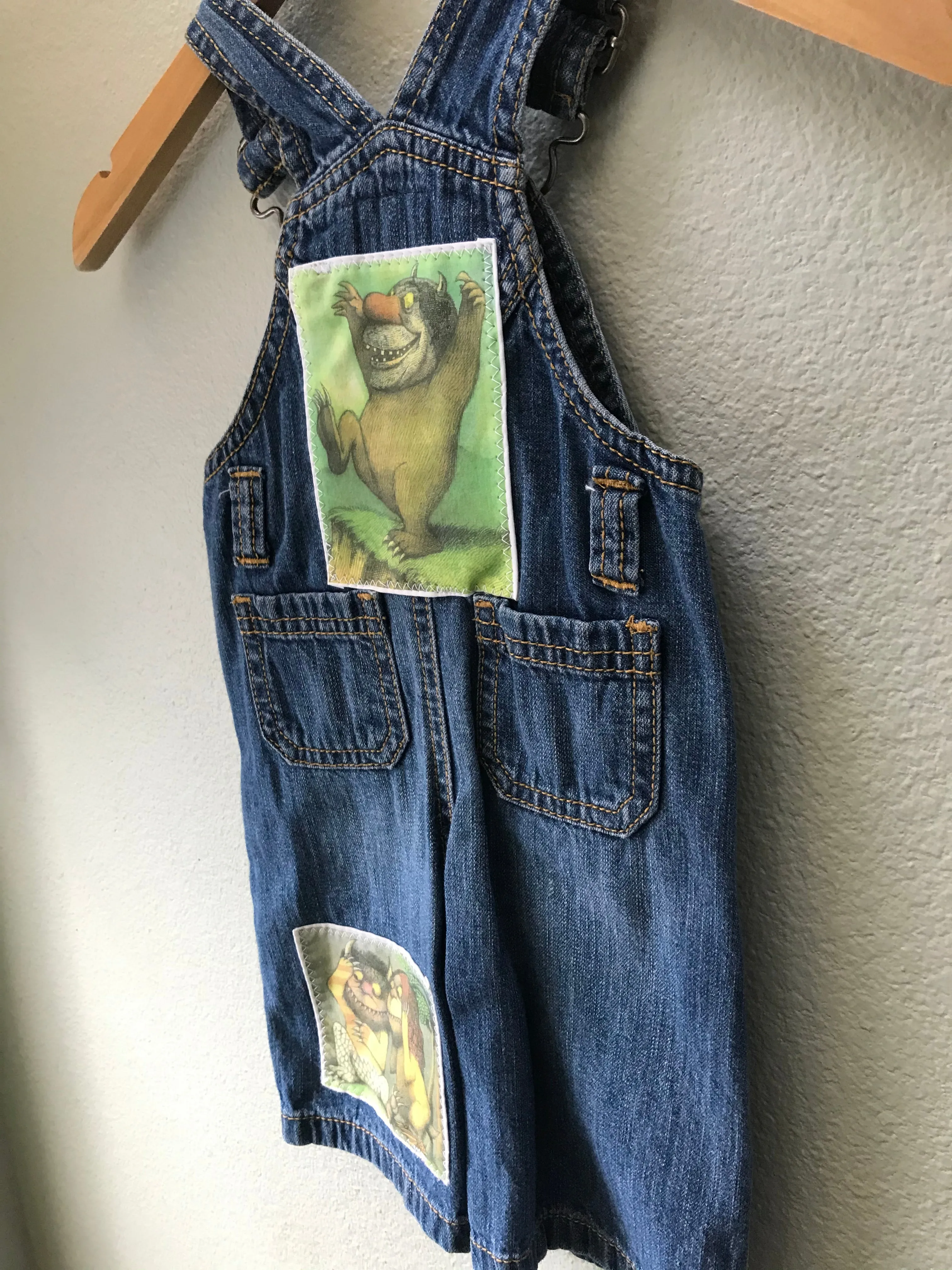 Overalls, Wild Thing Denim Overalls, Boy, Girl, Where the Wild Things Are