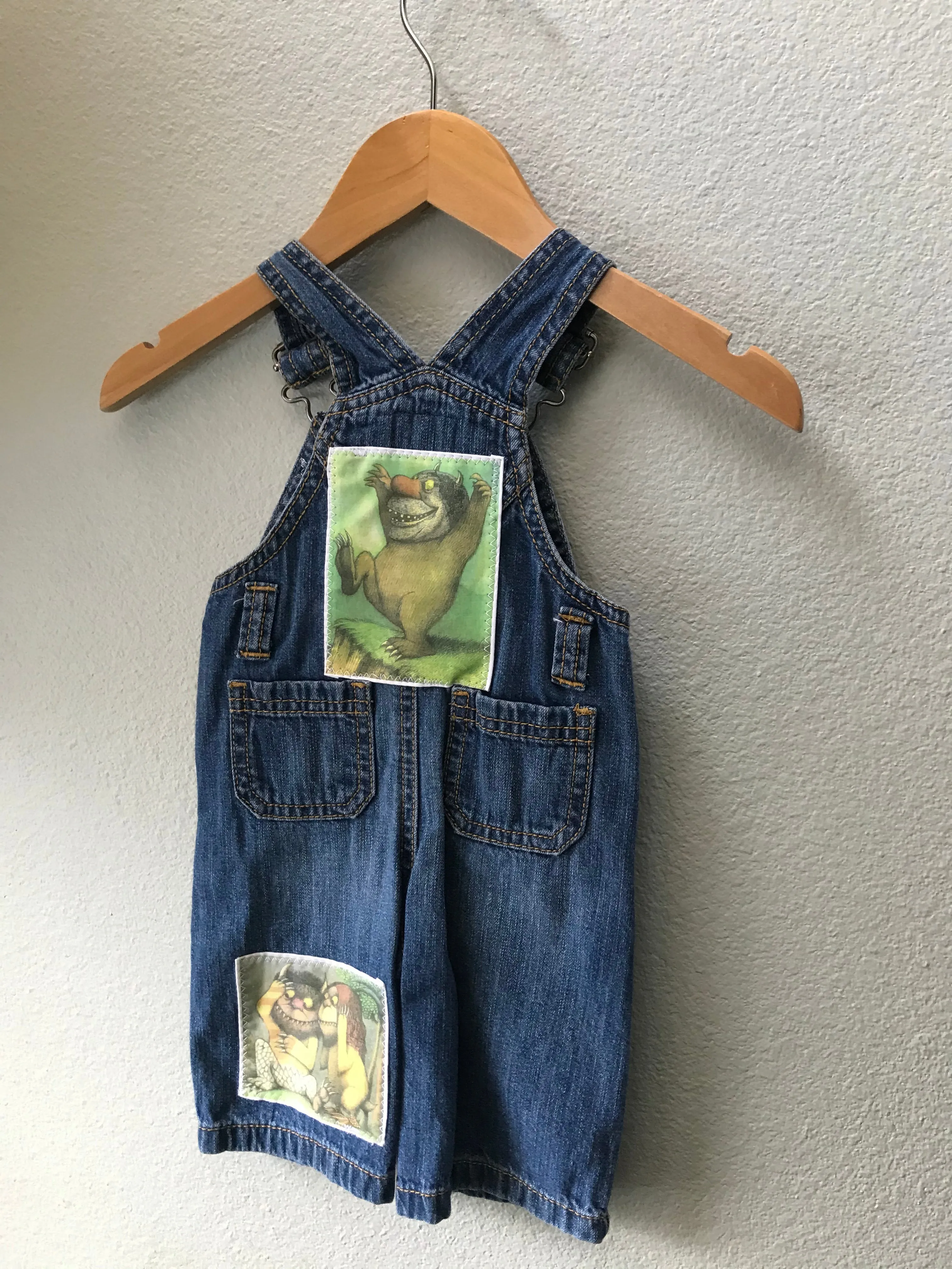 Overalls, Wild Thing Denim Overalls, Boy, Girl, Where the Wild Things Are