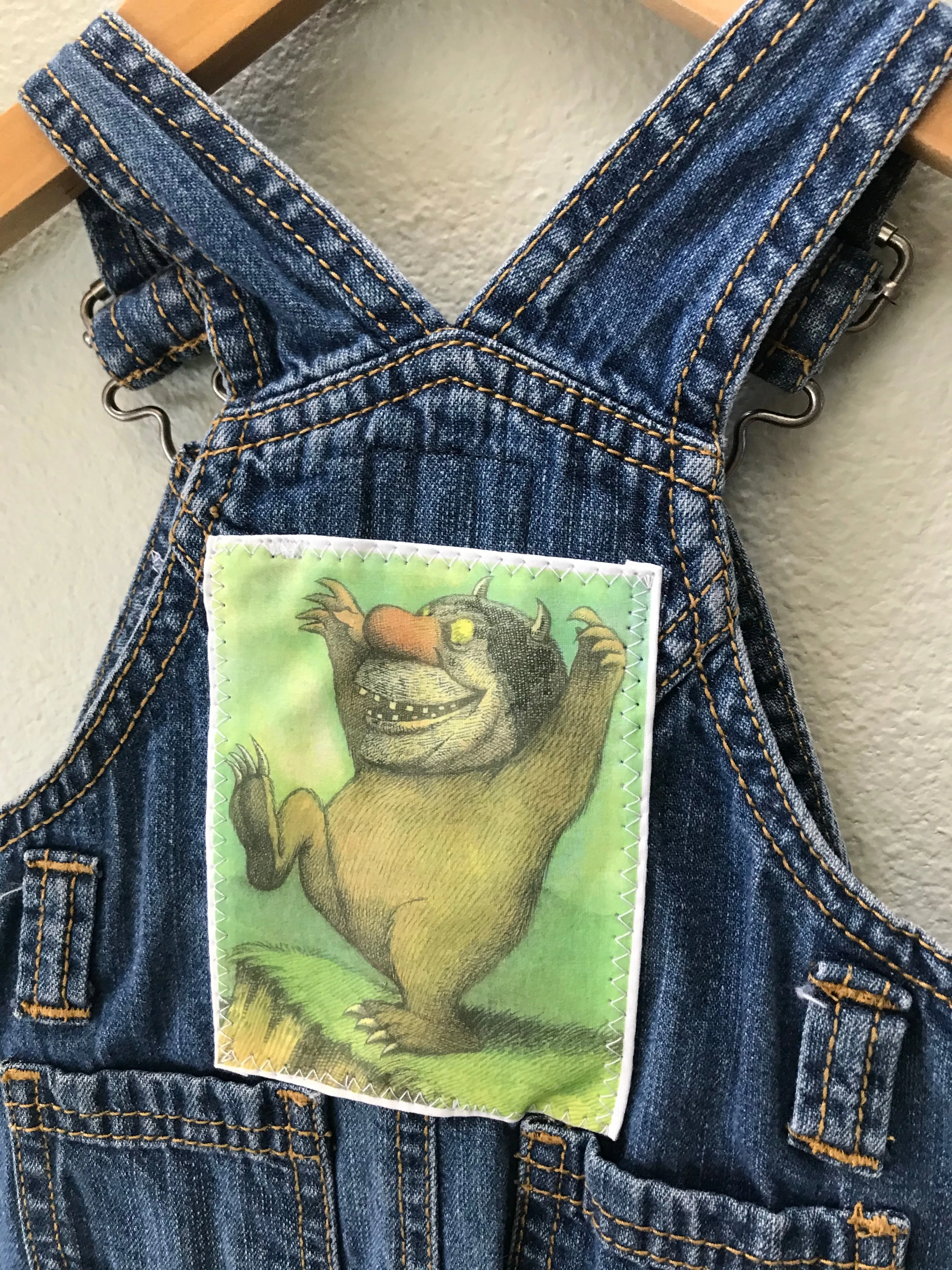 Overalls, Wild Thing Denim Overalls, Boy, Girl, Where the Wild Things Are