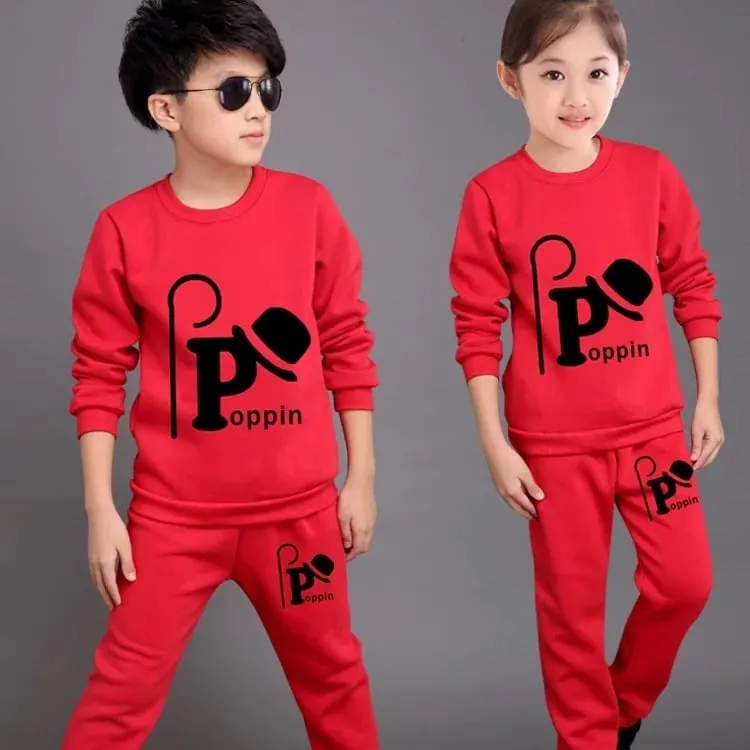 Poppin Unisex Tracksuit for Kids