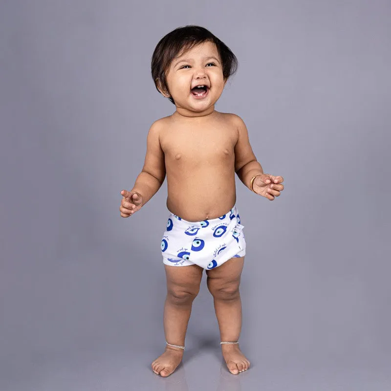 Potty Training Pants for Kids. Evileye & Whale (Size 4, Fits 4-5 yrs) - Pack 2