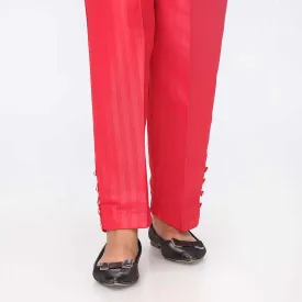 Red Cambric Slim Fit Trouser PW3653