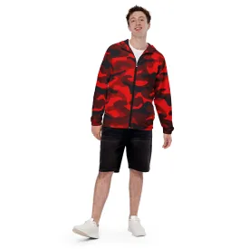 Red Camouflage Windbreaker