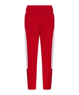 Red/White - Kids knitted tracksuit pants