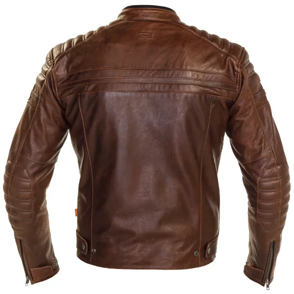 Richa Daytona 2 Vintage Leather Motorcycle Jacket - Brown