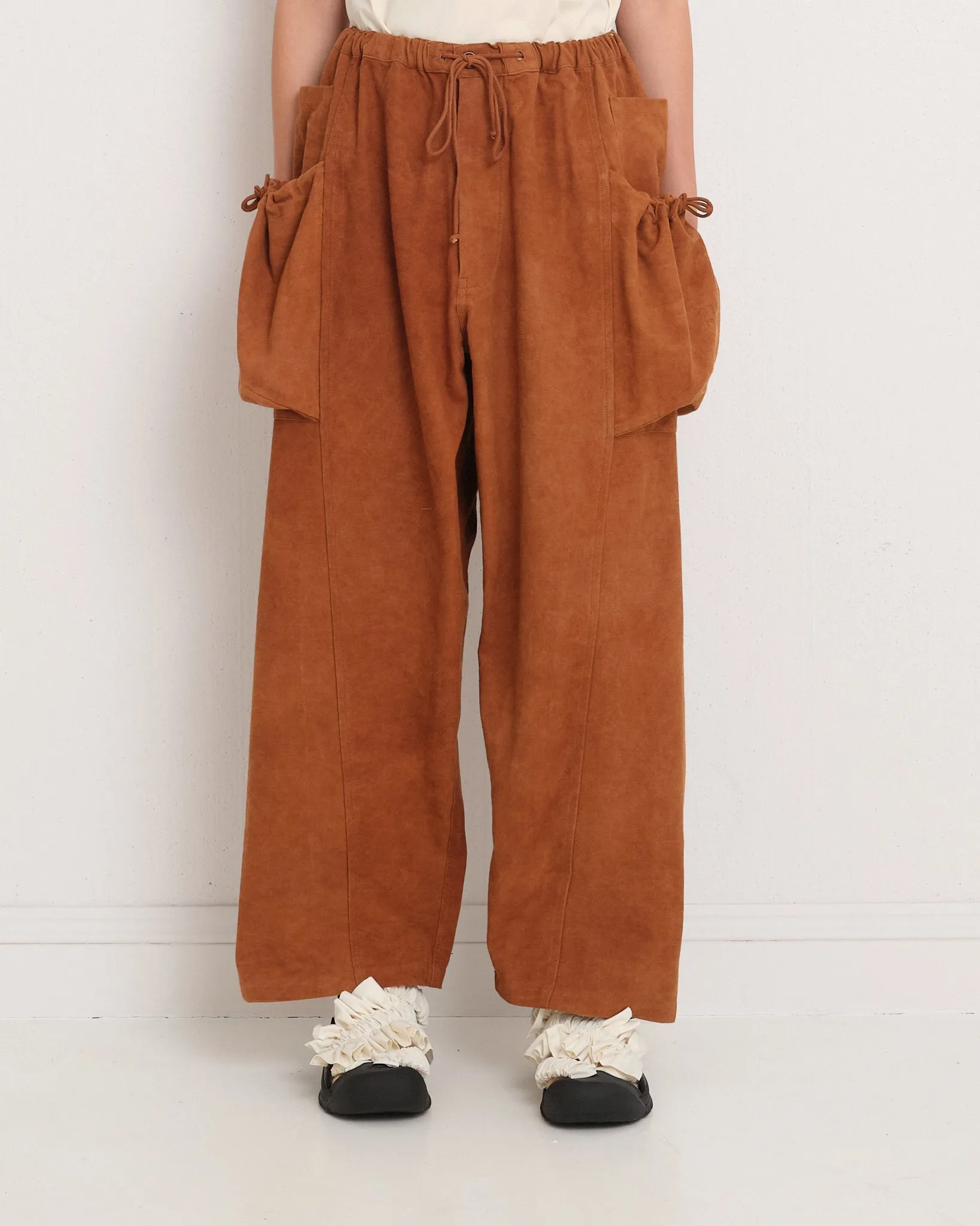 Salt Pants - Bark Brown Slub