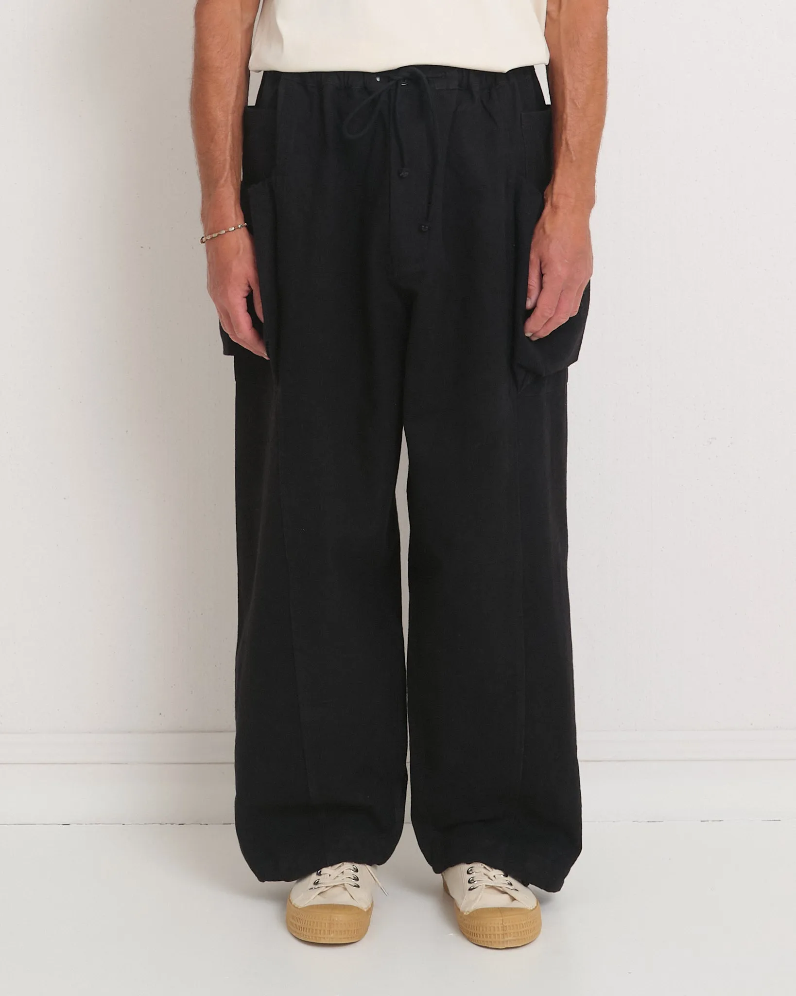 Salt Pants - Black Slub